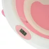 Moni Terra összecsukható kád digitális hőmérővel pink