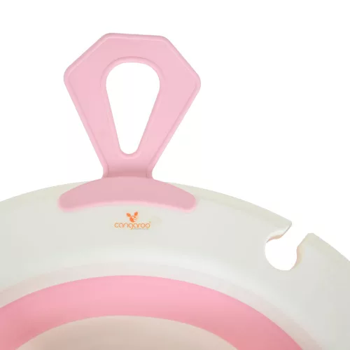 Moni Terra összecsukható kád digitális hőmérővel pink