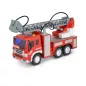   Moni Toys Kisautó tűzoltóautó létrás szerkocsi 1:16 piros