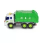 Moni Toys Kisautó kukásautó 1:16 emelhető platós zöld