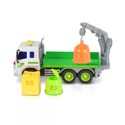 Moni Moni toys kisautó szelektív kukákkal 1:16 színes