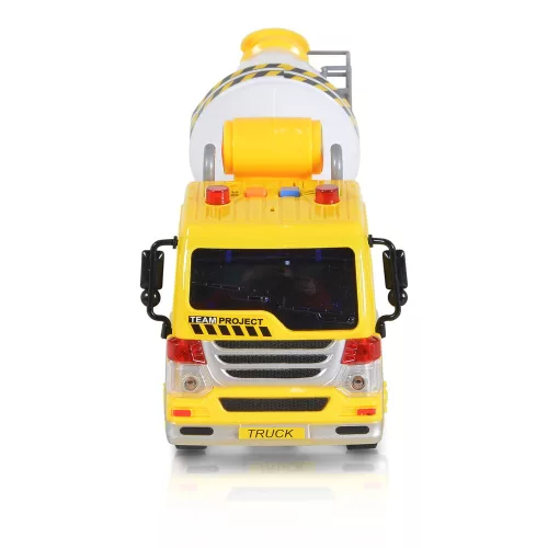 Moni Kisautó betonkeverő 1:16 sárga/fehér