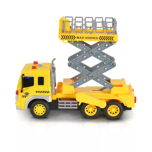 Moni Moni toys kisautó emelődarus teherkocsi 1:16 sárga
