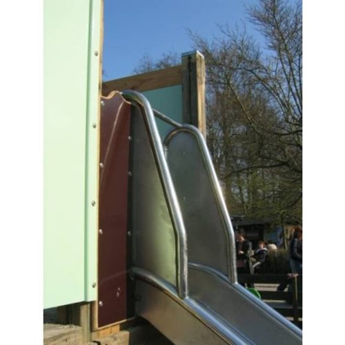 Csúszda - rozsdamentes / horganyzott acélból ind. mag.: 1,5 m beülőkaros