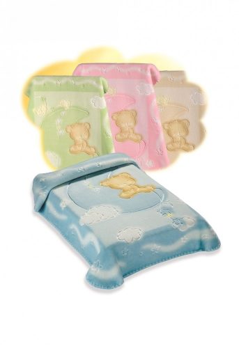 Belpla Baby perla gold pléd yellow (536) 80*110 dobozos