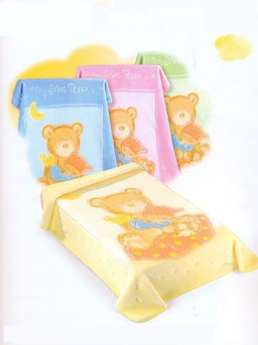 Belpla Baby perla gold pléd (537) 110*140 sárga - dobozos