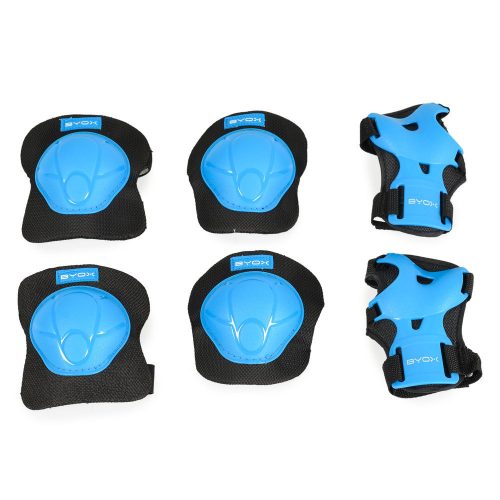 Moni Biciklis védőfelszerelés térd, könyök, kézvédő szett a osztály 25kgig kék