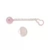 Moni STAR cumi -játszócumi és cumilánc PINK