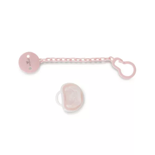 Moni STAR cumi -játszócumi és cumilánc PINK