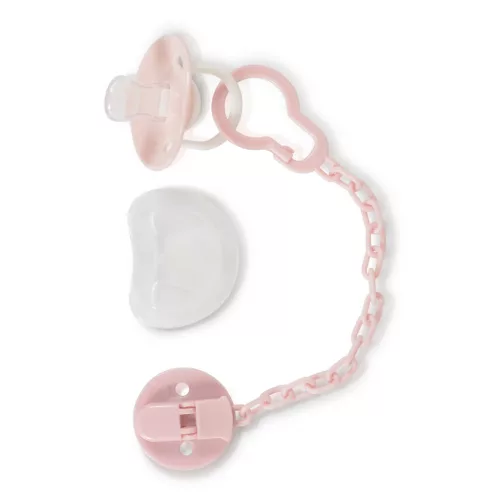 Moni STAR cumi -játszócumi és cumilánc PINK