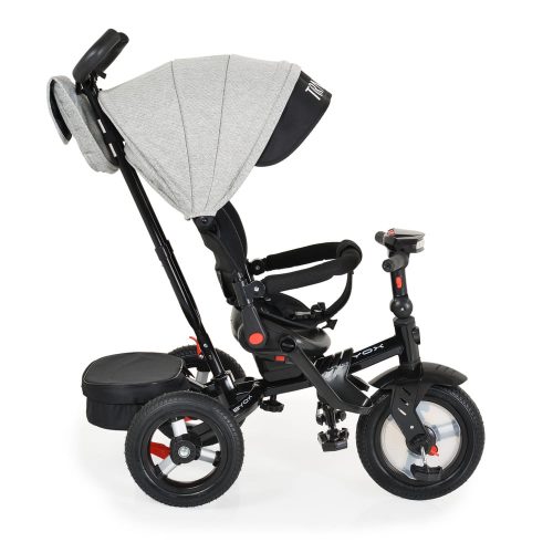 Moni Byox tornado szülőkaros tricikli 25kg ig 360f forgatható vszürke