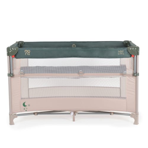 Moni Moni next level utazóágy lehajtható oldalfal 2 szint zöld