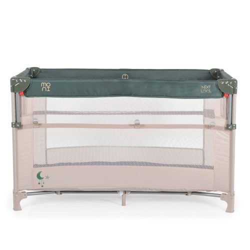 Moni Moni next level utazóágy lehajtható oldalfal 2 szint zöld