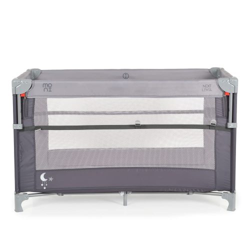 Moni Moni next level utazóágy lehajtható oldalfal 2 szint szürke