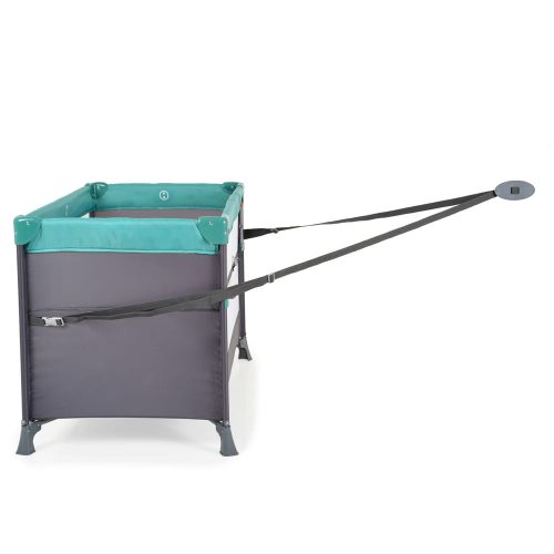 Moni Moni next level utazóágy lehajtható oldalfal 2 szint türkiz