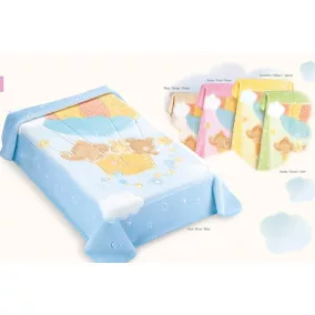 Belpla Baby perla gold pléd (538) 80*110 yellow dobozos