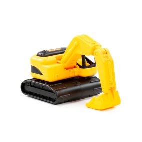 Moni Polesie excavator homlokrakodó lánctalpas sárga