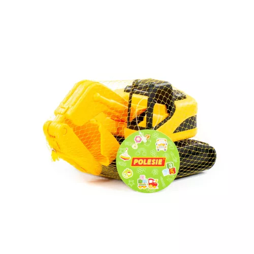 Moni Polesie excavator homlokrakodó lánctalpas sárga