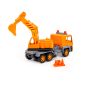   Moni Polesie excavator 2in1 teherautó és homlokrakodó narancs
