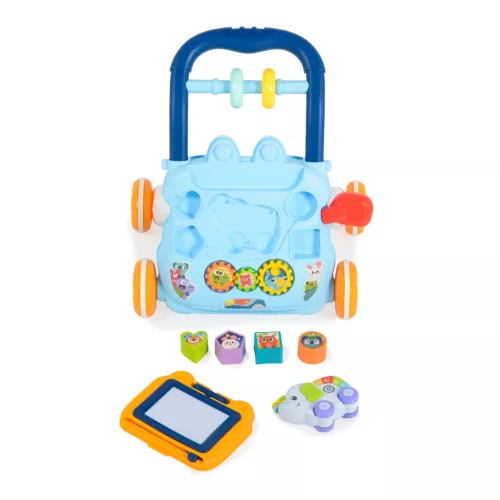 Moni MUSIC WALKER járássegítő elefántos KÉK