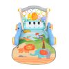 Moni Music walker 2in1 járássegítő+játszószőnyeg kék