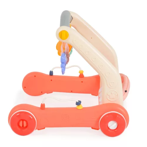 MONI MUSIC WALKER 2in1 járássegítő+játszószőnyeg PINK