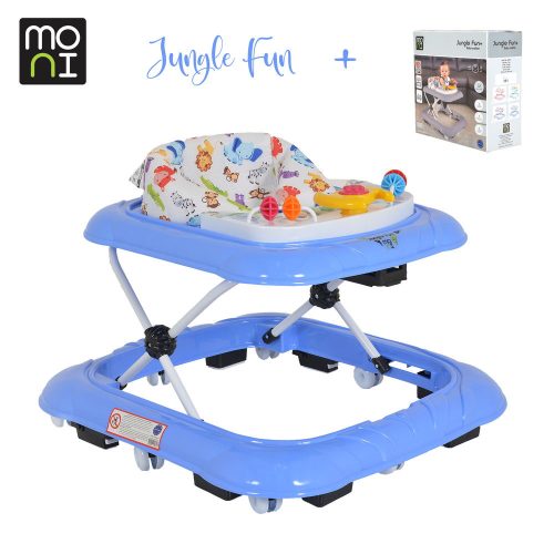 Moni Jungle fun+ bébikomp, színes dobozban kék