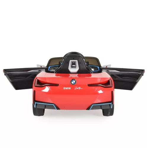 Moni BO BMW i4 elektromos kisautó 2motor, 115cm, 30kg-ig PIROS