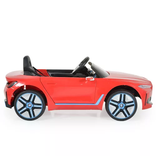 Moni BO BMW i4 elektromos kisautó 2motor, 115cm, 30kg-ig PIROS