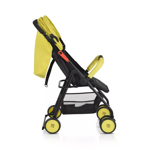 Moni Moni capri babakocsi nyári dupla első kerék sárga