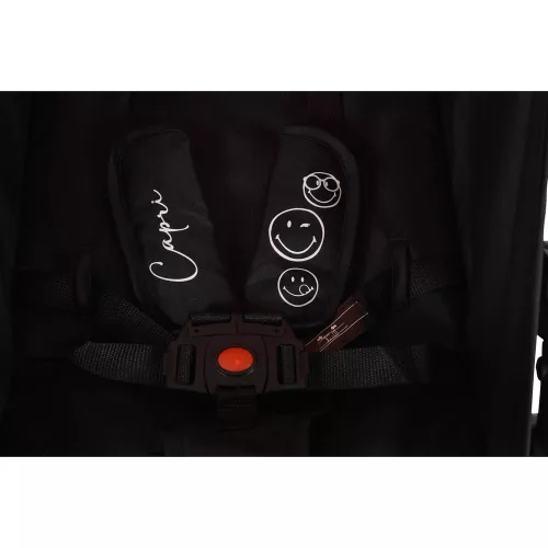 Moni Moni capri babakocsi nyári dupla első kerék sárga