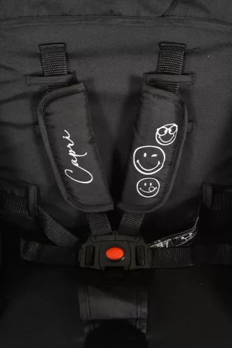 Moni Moni capri babakocsi nyári dupla első kerék sárga