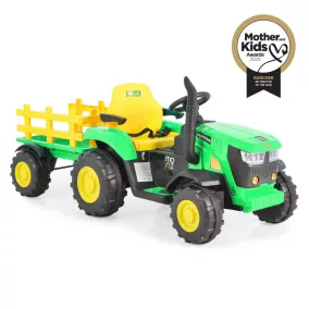 MONI BO Rancher elektromos traktor utánfutóval zöld