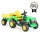 MONI BO Rancher elektromos traktor utánfutóval zöld
