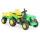 Moni Moni bo rancher elektromos traktor utánfutóval zöld