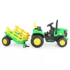 MONI BO Rancher elektromos traktor utánfutóval zöld