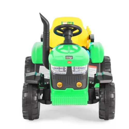 MONI BO Rancher elektromos traktor utánfutóval zöld