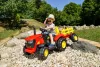 MONI BO Rancher elektromos traktor utánfutóval zöld