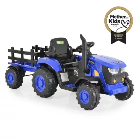 MONI BO Rancher elektromos traktor utánfutóval kék