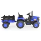 Moni Moni bo rancher elektromos traktor utánfutóval kék