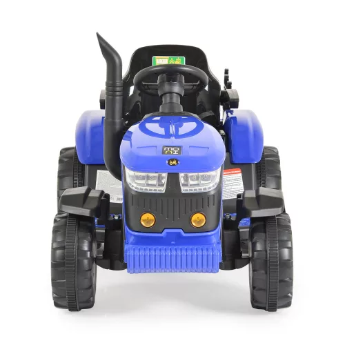 Moni Moni bo rancher elektromos traktor utánfutóval kék
