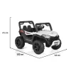 MONI BO Fast utv elektromos autó/buggy fehér