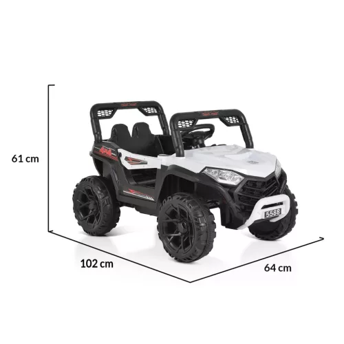 MONI BO Fast utv elektromos autó/buggy fehér
