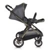 Moni Iclick babakocsi 2in1 szett 22kg, aluminium váz, fordítható ülés, autom. csukható szürke
