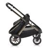 Moni Iclick babakocsi 2in1 szett 22kg, aluminium váz, fordítható ülés, autom. csukható fekete