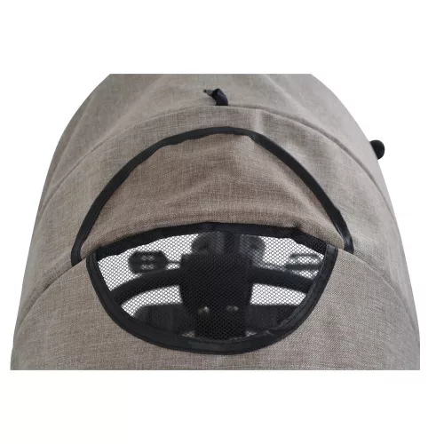 Moni Space tricikli szülőkaros, 360 fokban forgatható bézs