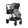 Moni Kali babakocsi 2in1 lapra csukható, megfordítható+táska szürke