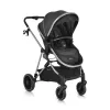 Moni Kali babakocsi 2in1 lapra csukható, megfordítható+táska fekete