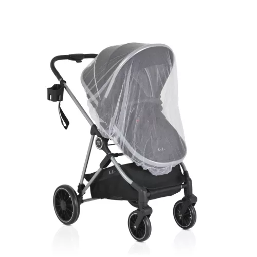 Moni KALI babakocsi 2in1 lapra csukható, megfordítható+táska FEKETE