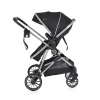 Moni Kali babakocsi 2in1 lapra csukható, megfordítható+táska fekete